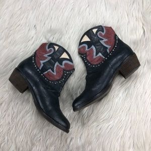 Sam Edelman Shane Western Studded Booties